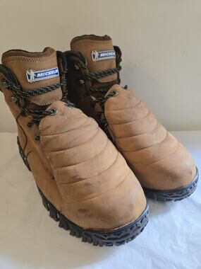 MICHELIN SLEDGE STEEL TOE METATARSAL WORK BOOTS Size 12 Men’s BARELY WORN